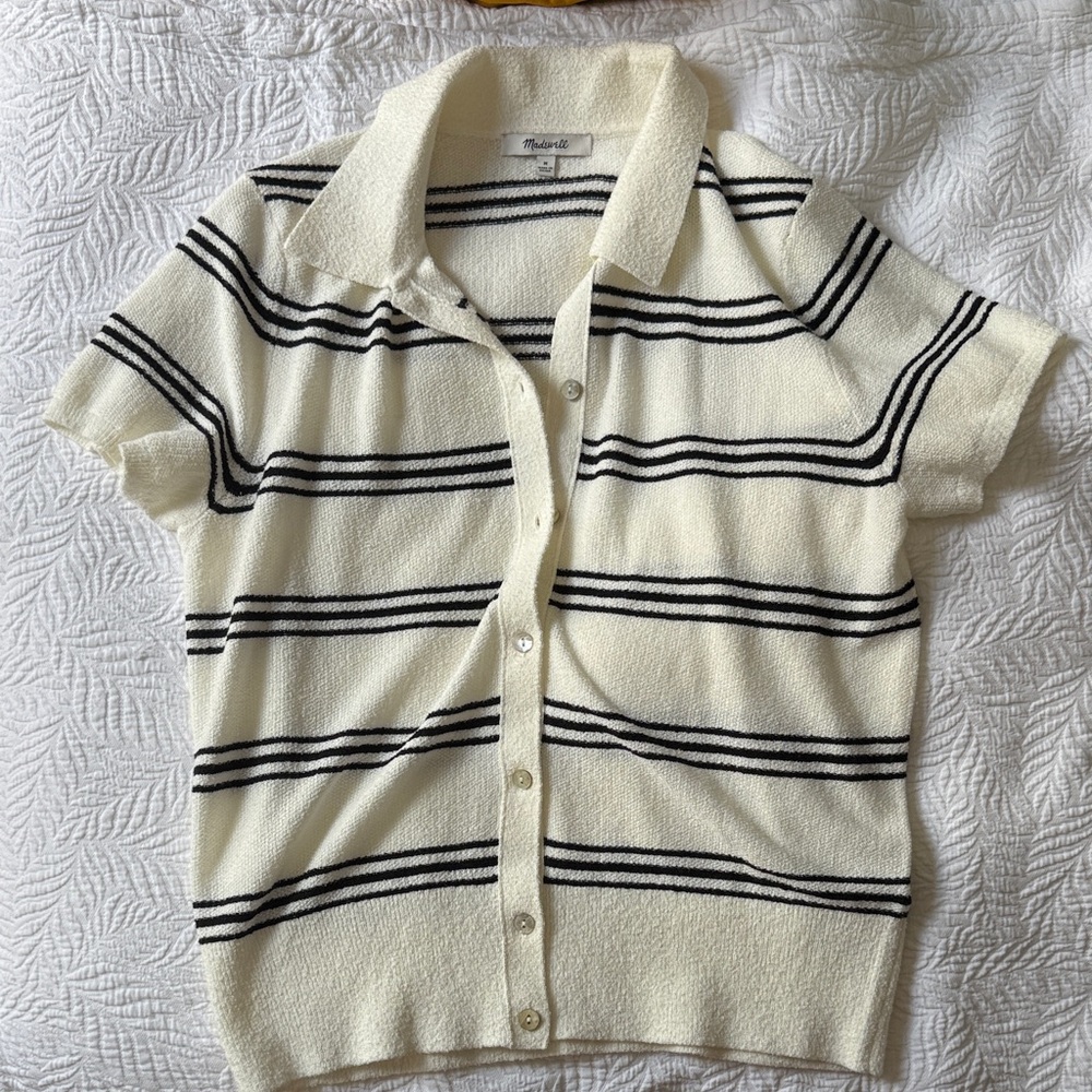 Madewell Striped Button-Up Shirt